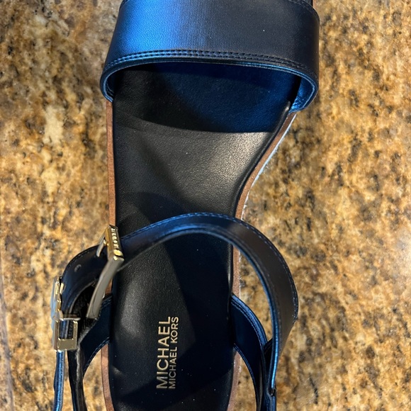Michael Kors Black Sandals Elegant Design - Picture 1 of 5